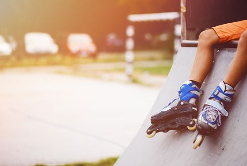 rollerblading